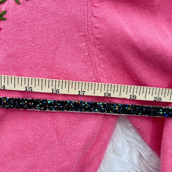 Copper Key Cropped Floral Cardigan 50s Pin up Rockabilly. Size L - Picture 7 of 8